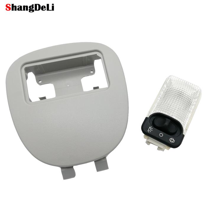 Car Interior Reading Light Panel Dome Lamp Cover For Peugeot 206 207