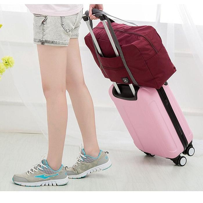 Tas Travel Duffel Jinjing Travel Koper Bag Pouch Lipat Portable