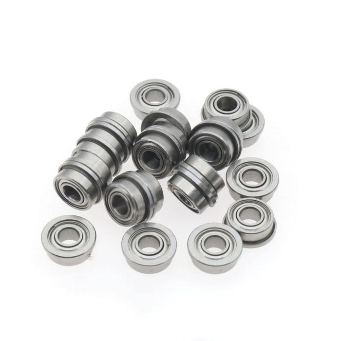 10 pcs F688ZZ F604ZZ F606ZZ F623ZZ F624ZZ F625ZZ Flanged Flange Deep