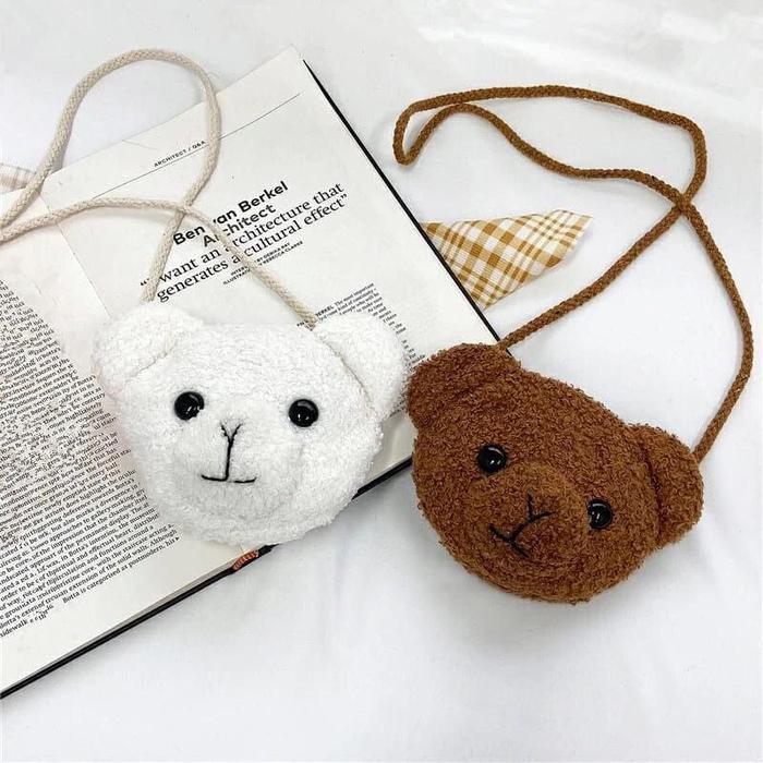 NEW tas anak Tas Selempang Mini Tedy Bear Tas Selempang Anak Boneka Lucu Tas boneka Tedy Bear KRIBO
