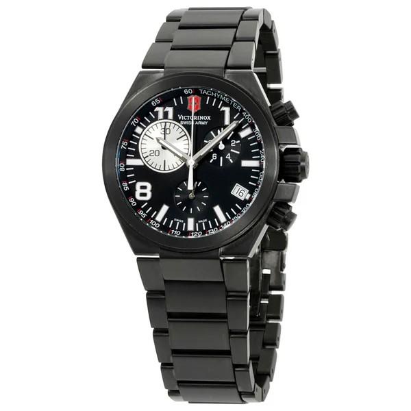 Jam Tangan Victorinox 241255 Convoy Quartz Black Men's Watch