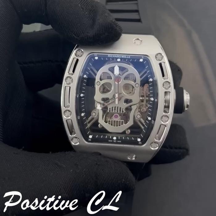 RM052 Tourbillon Skull RM 52 TOURBILLON SOFT RUBBER STRAP