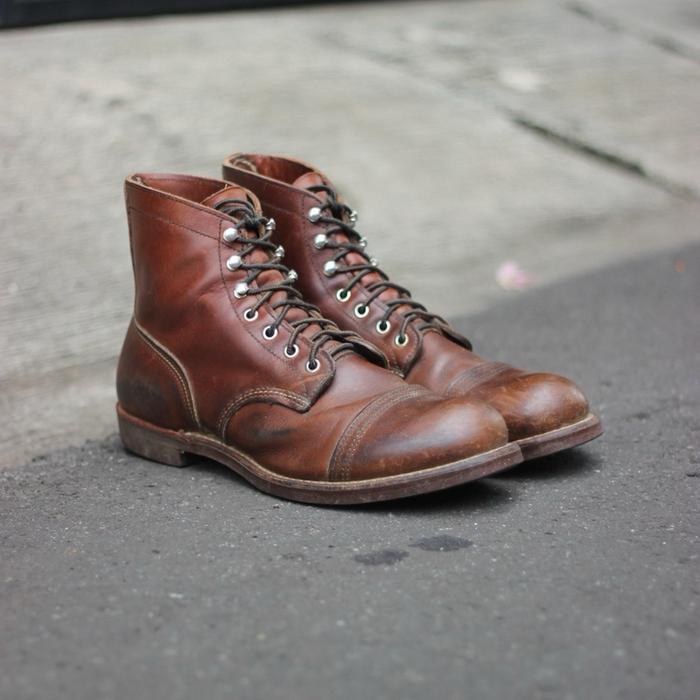 Red Wing 8111 Iron Ranger Amber Harness Leather  Size 10D