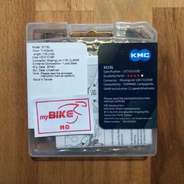 KMC Chain X11SL (super light) 11 speed - Gold PMJ69 TAD1