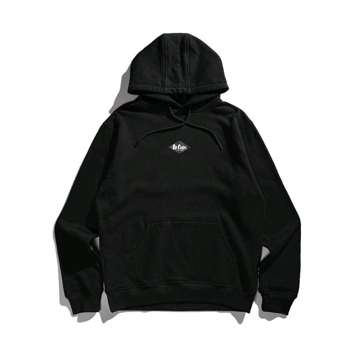 LEE COOPER HODIE BASIC BLACK BOLD / HODIE KEREN / HODIE DISTRO Hitam