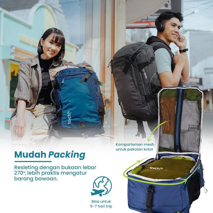 Torch Ransel Punggung Travelling - Travel Backpack Takahagi 40 L