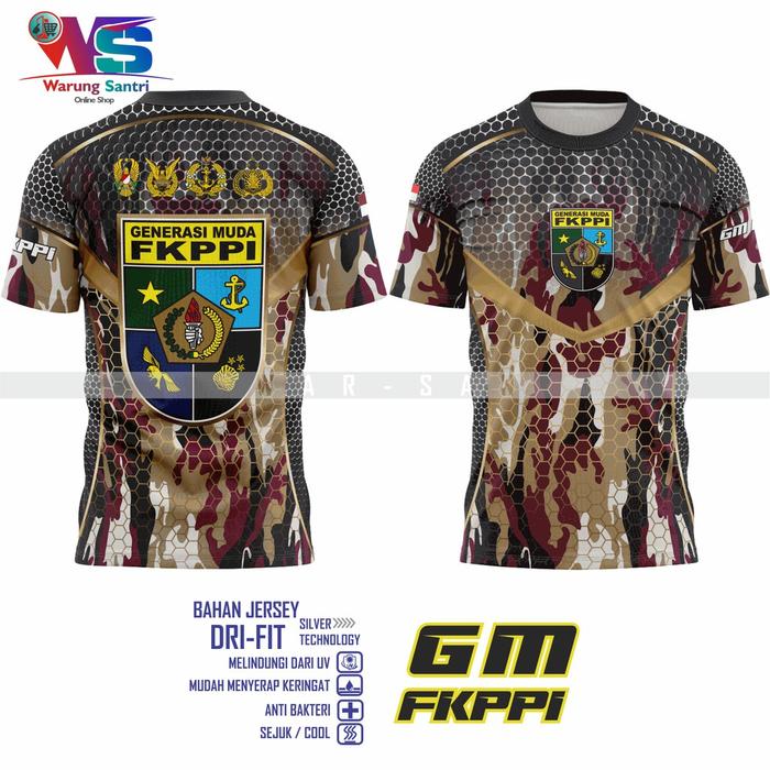 KAOS GM FKPPI SUBLIM / KAOS DRYFIT GM FKPPI / JERSEY GM FKPPI / GENERASI MUDA FKPPI