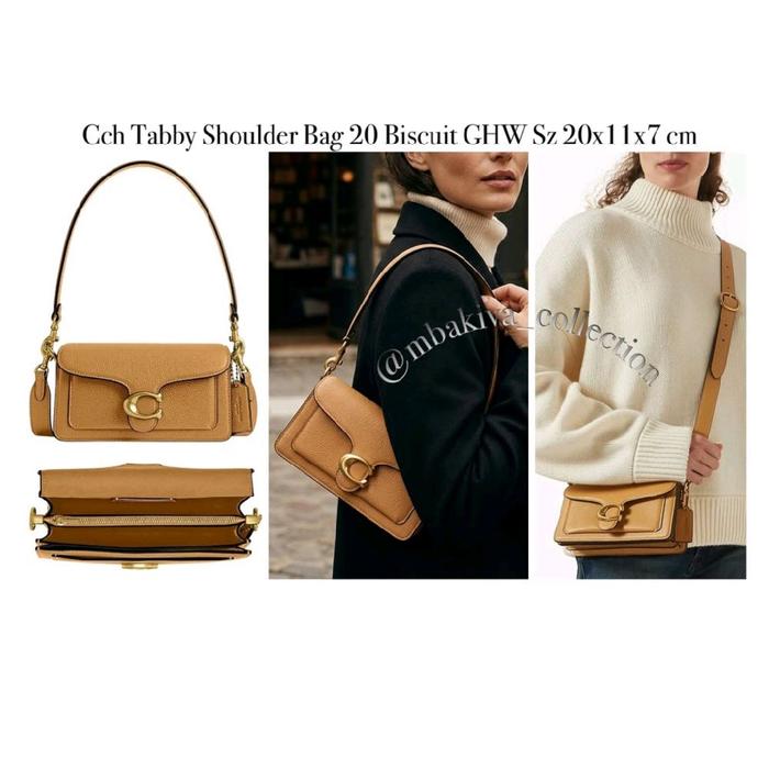 Tabby Shoulder Bag 20 Biscuit GHW
