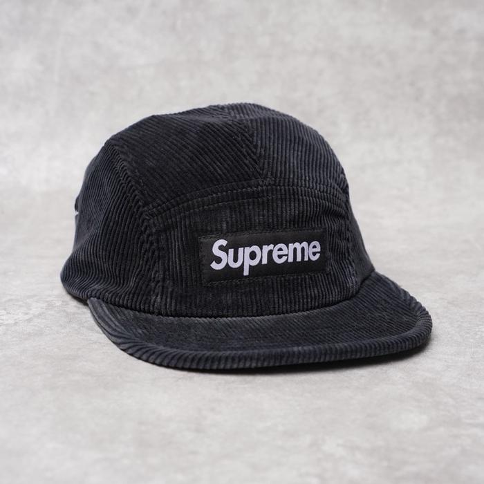Supreme Corduroy Camp Cap Black