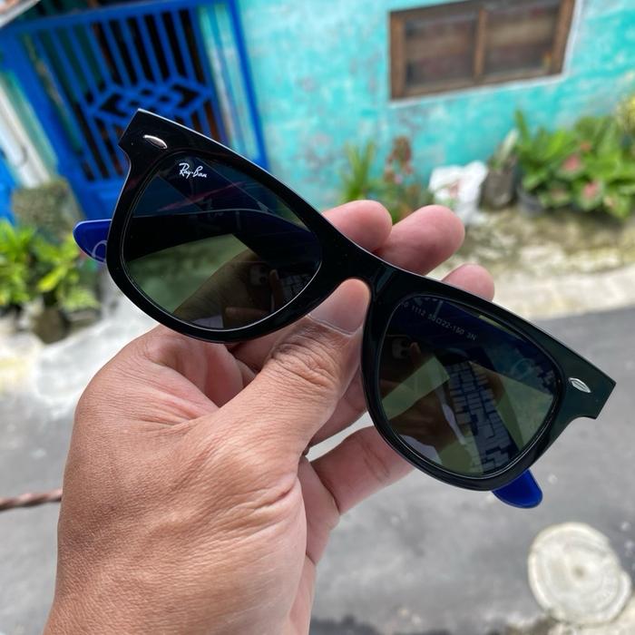 kacamata rayban wayfarer rb 2140 1112 sz 50 kaca hitam