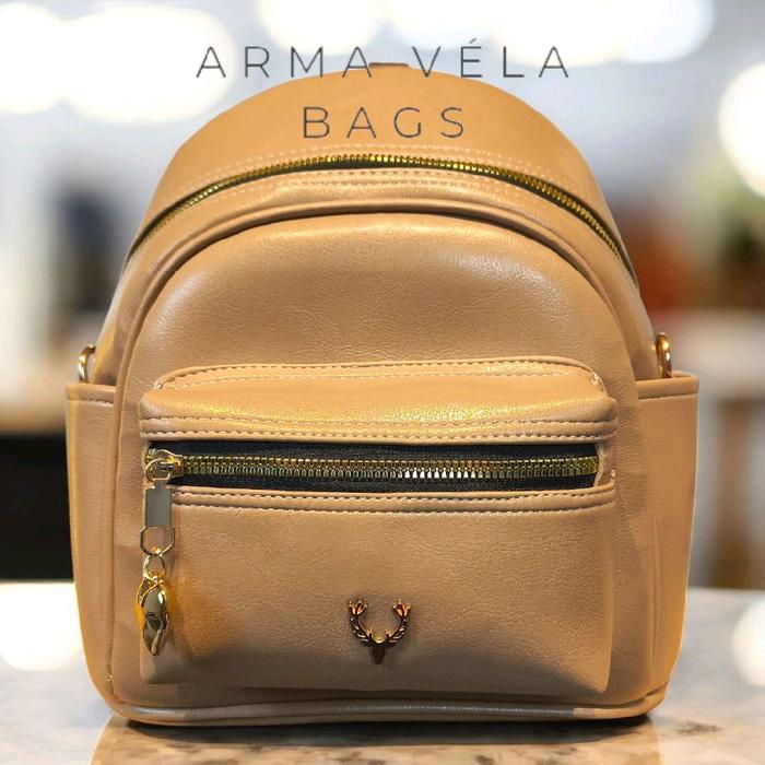 Arma Vela – Ransel Alva Wanita Elegan | Tas Kulit Sintetis Premium & Fashionable Daily Bag