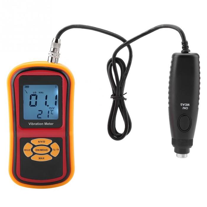Digital Vibration Meter Portable Mini LCD Display Digital Vibration