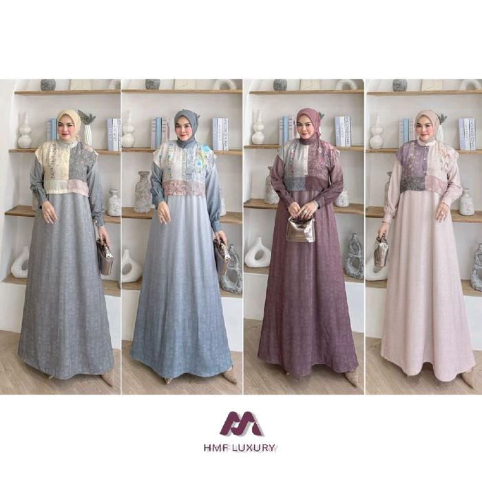 GAMIS DRESS TERBARU KAMEELA DRESS PREMIUM ORI BY HMF LUXURY