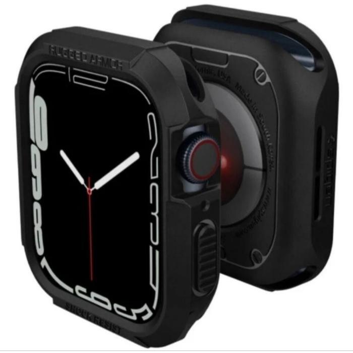 Case Apple Watch Series 8 7 6 5 4 3 SE Case Silicone RUGGED ARMOUR Case Bumper iwatch SE 8 7 6 5 4 3