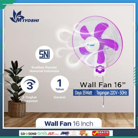 Miyoshi Kipas Angin Dinding 16 Inch Wall Fan Murah