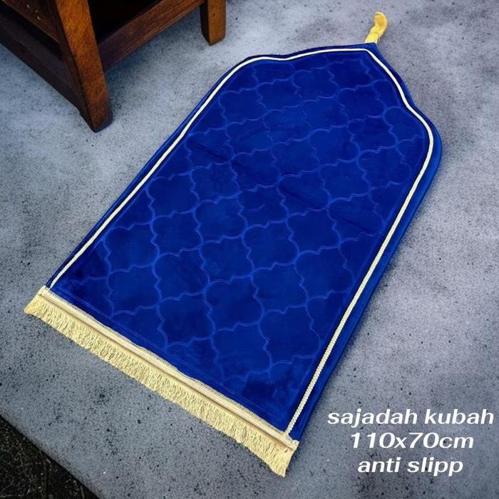 SAJADAH EMPUK TURKIY TYLE MUSLIM/ SAJADAH KUBAH DEWASA UKURAN JUMBO 110X70 ANTI SLIP