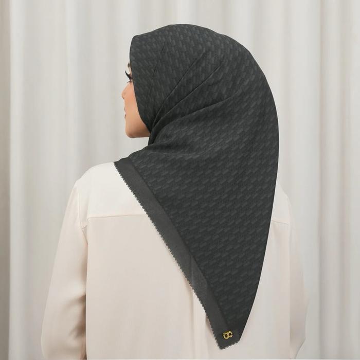 Buttonscarves - Leena Monogram Square