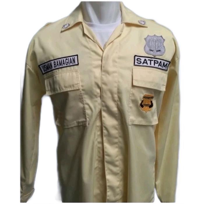 PDL SATPAM/SECURITY+NAMA+BET Baju