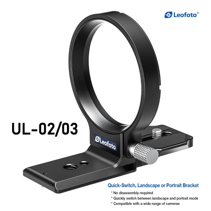 Leofoto UL-02 03 Series Rotatable Horizontal-To-Vertical Mount Plate Kit for Sony α6000/α6600/A7C FU