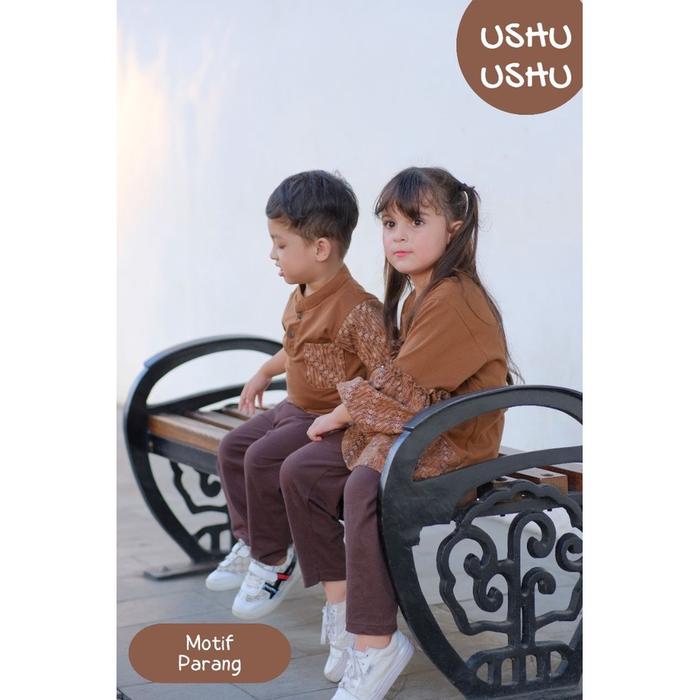 Ushu Ushu Baju Muslim Anak Perempuan Batik Series