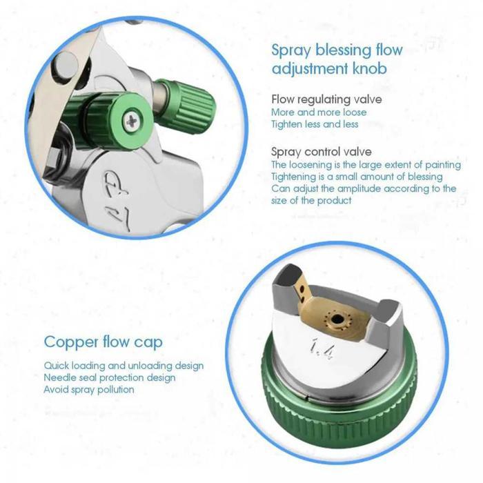 Professional Spray Gun Nozzle Airbrush 1.4/1.7/2.0mm - G2008