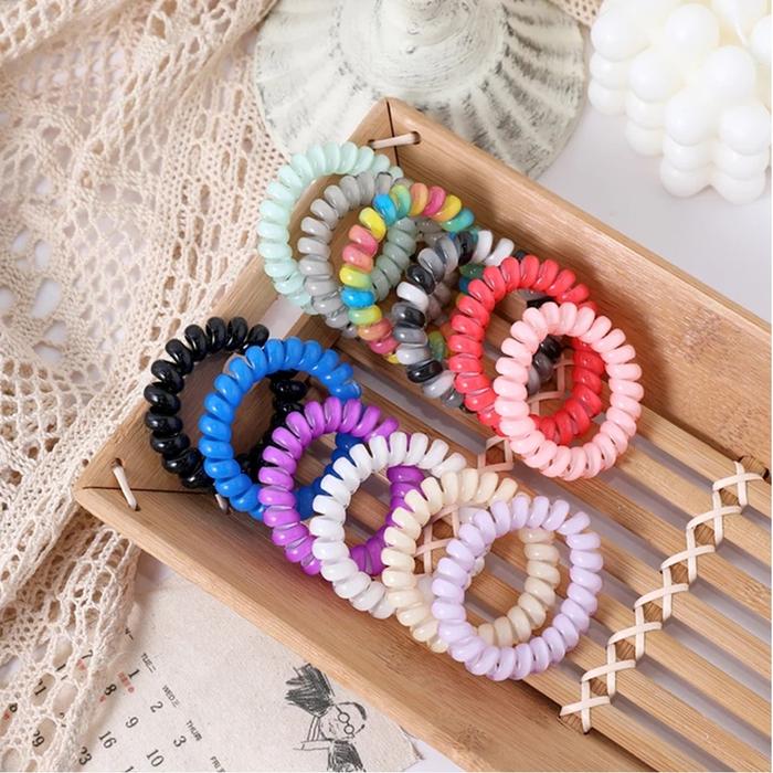 Kunciran SPIRAL Kabel / Kunciran Spiral Uk 5CM / Karet Kabel Spiral