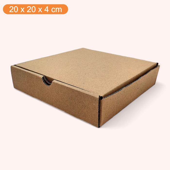 Box Kotak Kardus 20 x 20 x 4 Cm