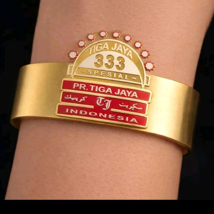 gelang titanium nama 333 jaya terbaru