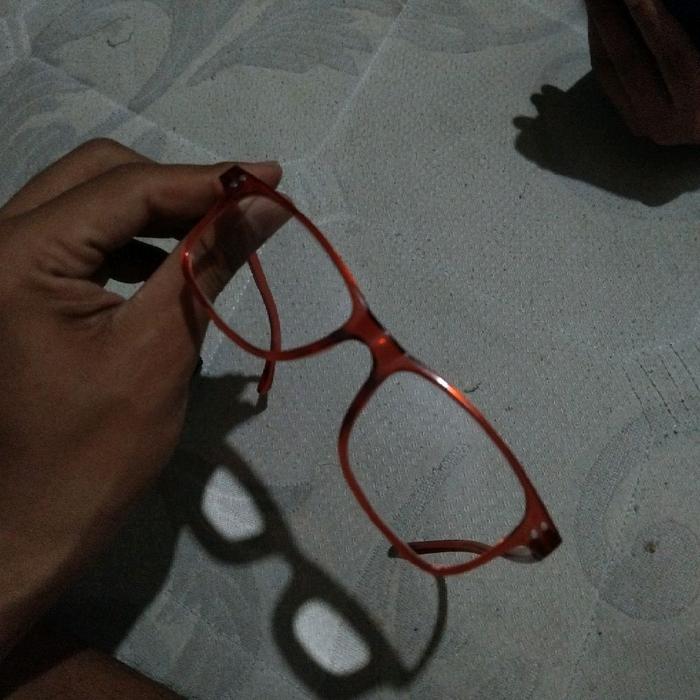 Kaca Mata Frame Pink untuk Membaca dan Bermain HP Eyewear Glasses