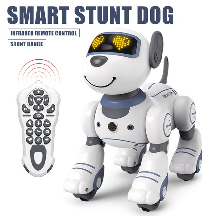 Funny RC Robot Electronic Dog Stunt Dog Voice Command Programmable