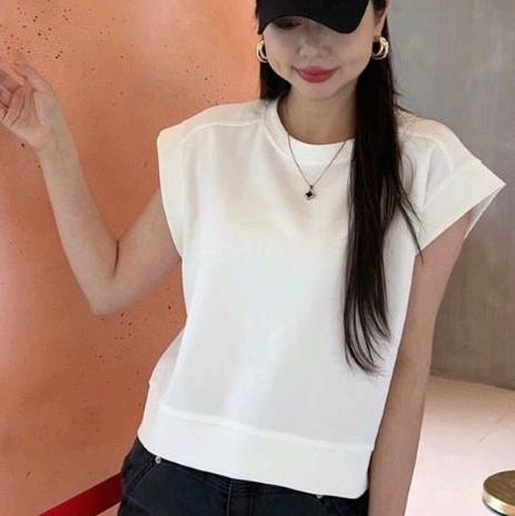 kaos atasan wanita semi croptop HJ bkk premium