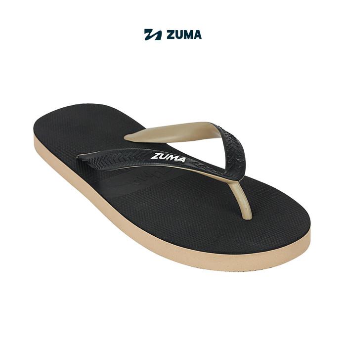 ZUMA BLACK SERIES 5/SANDAL KARET SANDAL JEPIT COWOK - COKLAT KACANG