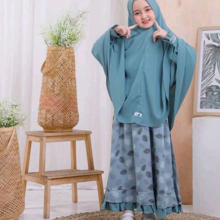gamis anak Jasmine by Nayla kids| gamis anak motif | gamis anak syar'i
