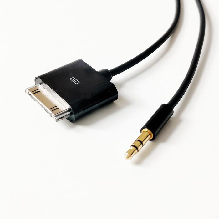30pin Dock Connector to 3.5mm Jack Line Out Aux Cable Lead for