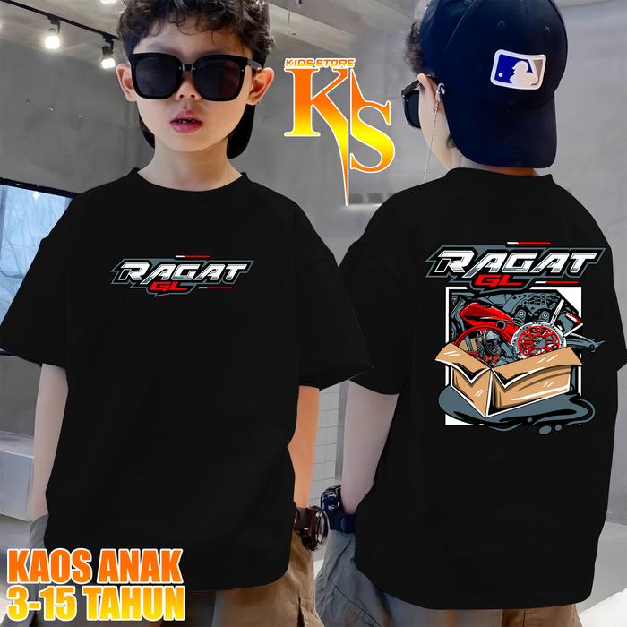 Baju Kaos Atasan Anak Ragat Honda Gank Herex Gl 100 Gl100 Max Pro Distro Original Murah Keren Bahan 