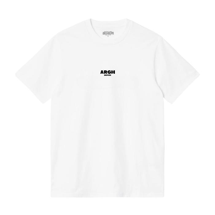 Arghinspire Tshirt Basic SIMCITY - Kaos Katun Combed 24s lengan pandek Regular (Maroon Putih Hitam)