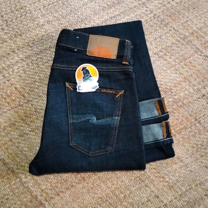 Nudie jeans / nudie dry Aquamarine / nudie Aquamarine / nudie second / nudie bekas / momotaro jeans 