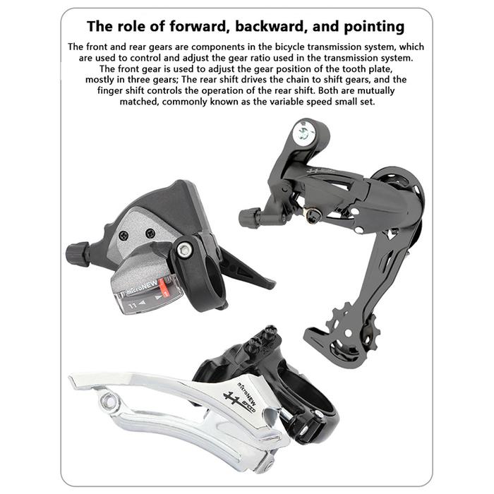 MicroNEW Mountain Bike Speed Shifter Finger Pivot 7 8 Speed 9 10 11s Split Finger Pivot Lever