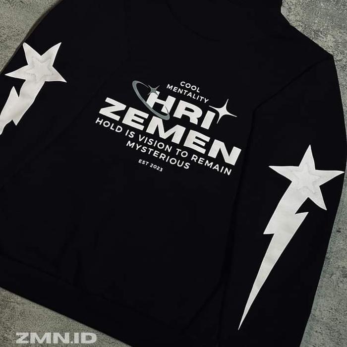 HOODIE HRI ZEMEN HITAM HOLD