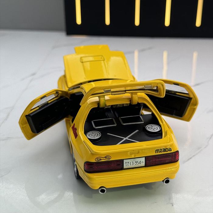 Diecast Miniatur Mobil Mazda Rx-7 Rx7 Fc Initial D Mobil Miniatur Hadiah Kado Koleksi Premium Skala 