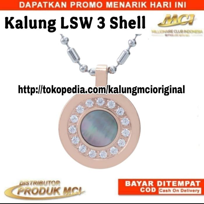 # 100% ORIGINAL # KALUNG LSW 3 SHELL KALUNG SHELL GOLD KALUNG WANITA MCI SHELL ROSE GOLD MCI