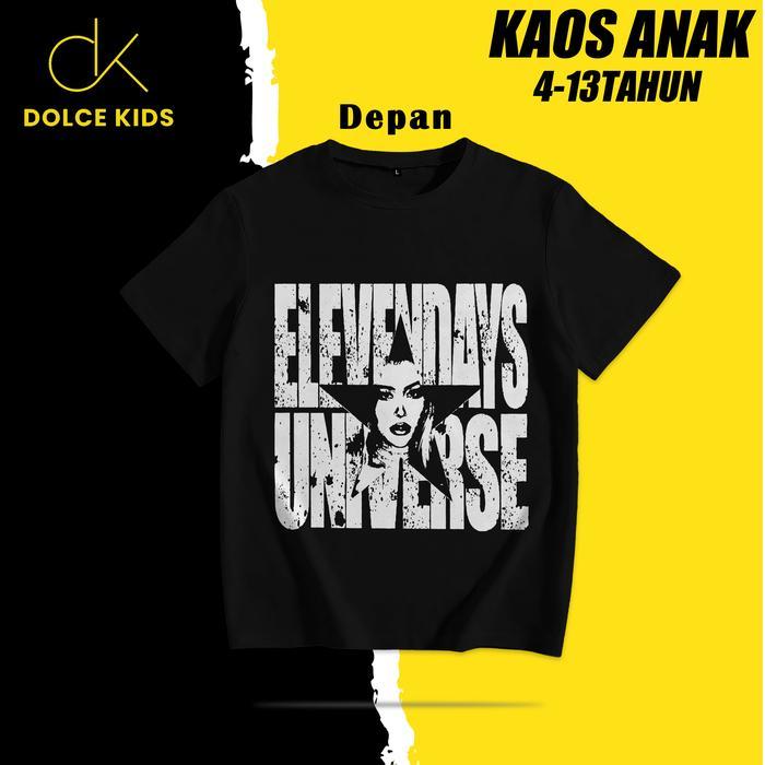 KAOS ANAK Regular Fit Elevendays Universe Katun Combed Unisex