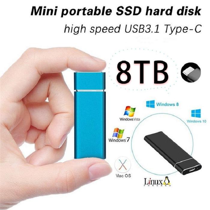 SSD M.2 External Hard Drive Portable Hard Drive HD Externo HD 1TB 2TB