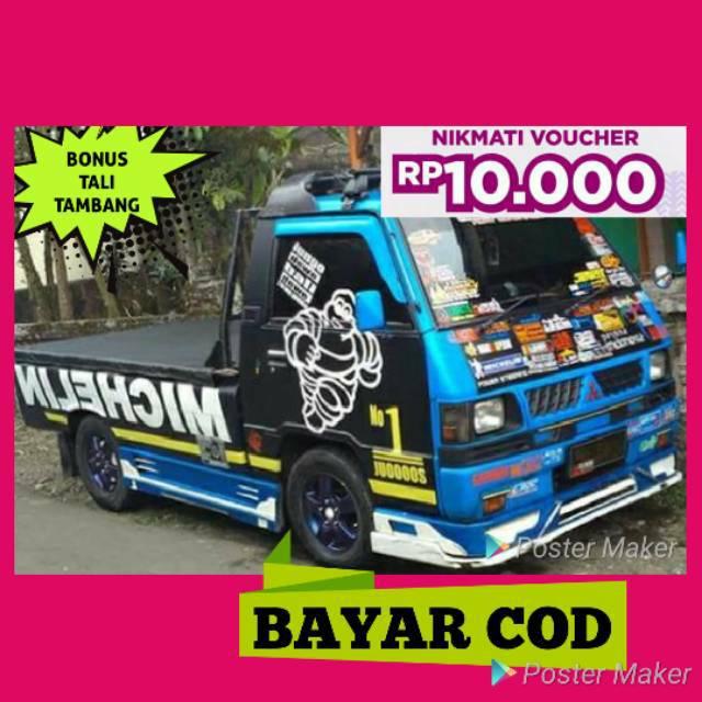 Terpal bak belakang pick up l 300