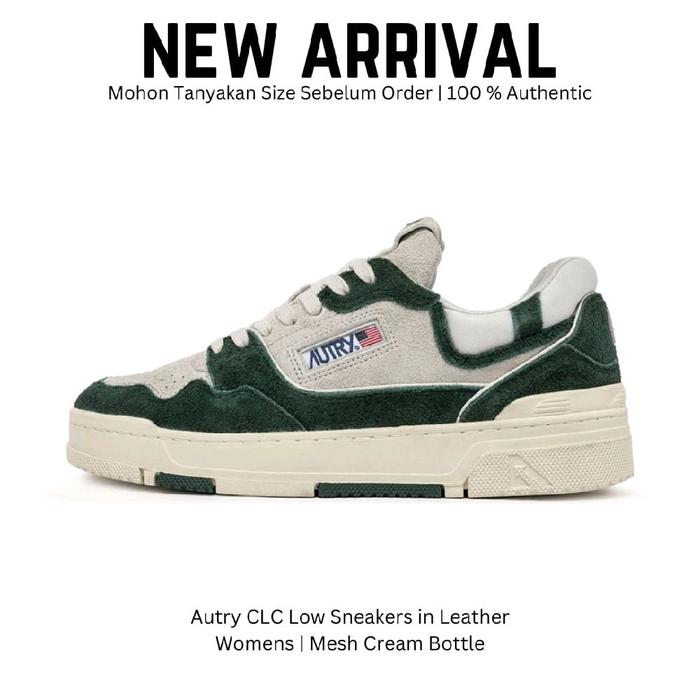 Autry CLC Low in Leather Sepatu Sneakers Wanita Original 100%