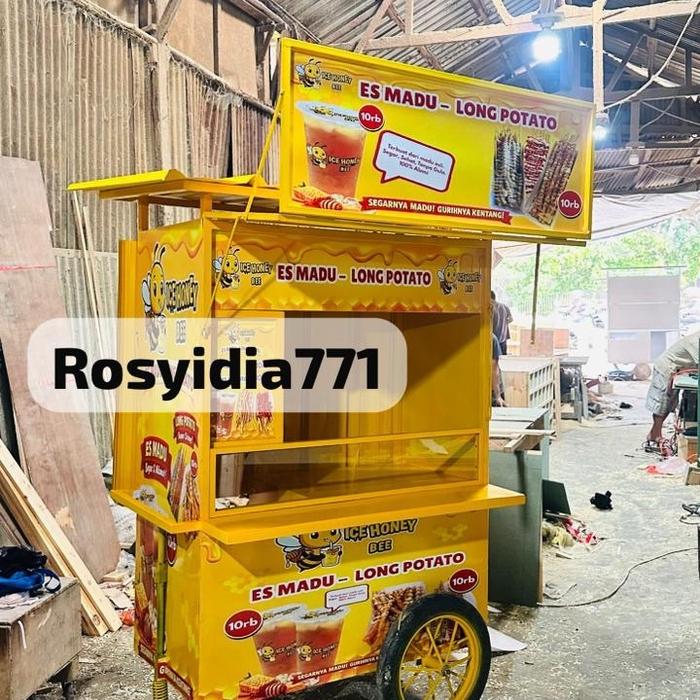 Booth Kontainer Besi Holo, Gerobak container Besi Holo,Booth Countainer Costum