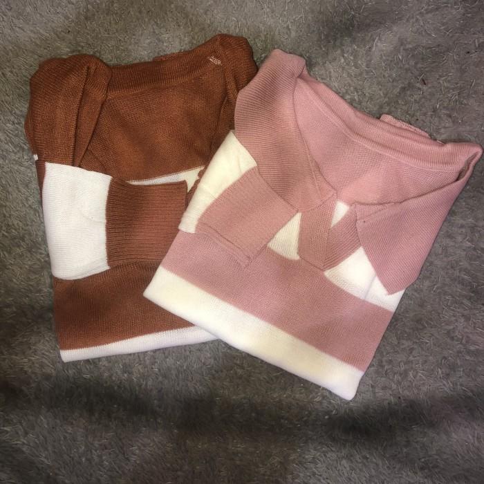 Sweater rajut fuji blaster / baju crop top / baju rajut crop fuji