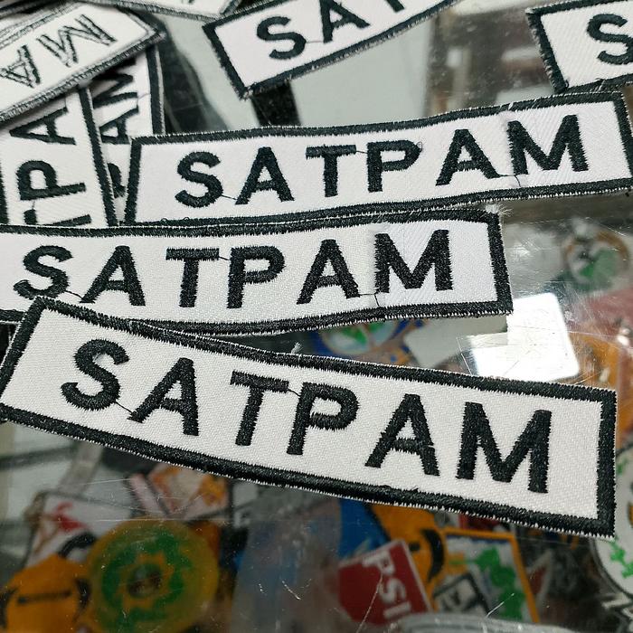bet nama satpam badge bordir satpam