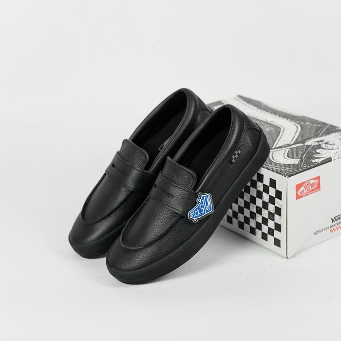 Vans Slip On Lover Leather Pro Skate All Black | 100% Original BNIB