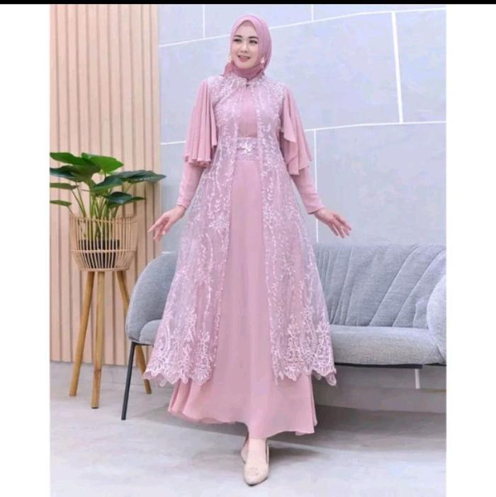 MF INNER SET OUTER GEORGINA SET GAMIS REMAJA OUTER BRIDESMAID